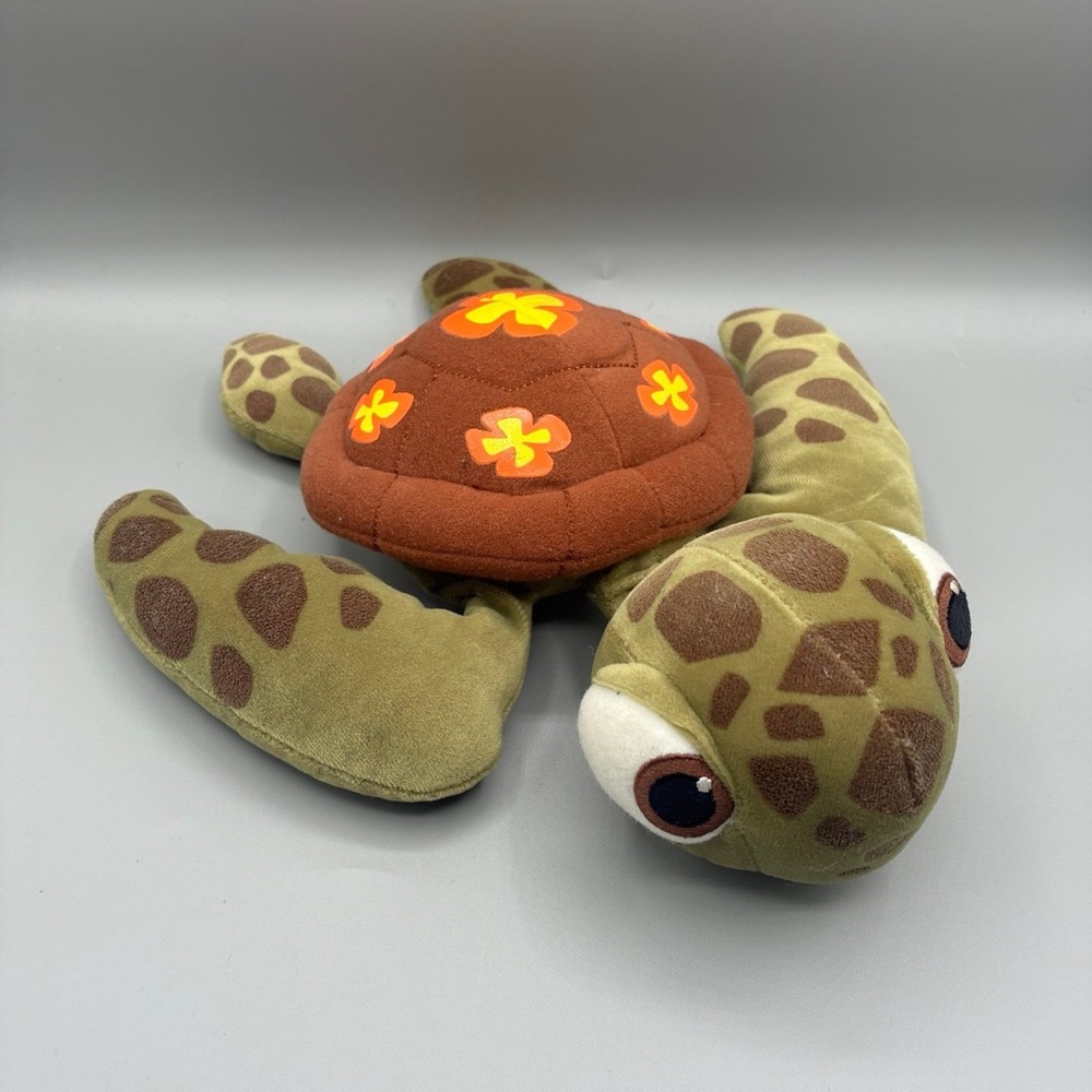 Disneyland Pixar Finding Nemo Squirt The Turtle Plush Toy Stuffed Animal 10”